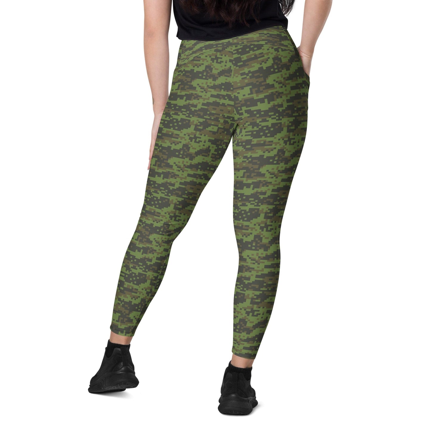 Mexican Army Digital CAMO Leggings with pockets - Womens With Pockets