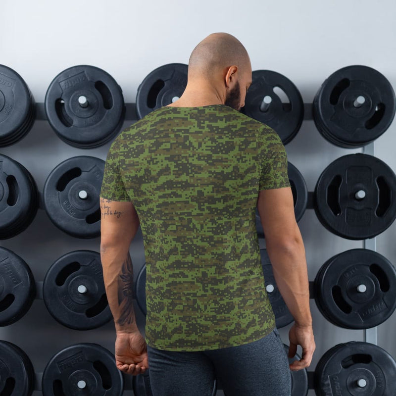 Mexican Army Digital CAMO Men’s Athletic T-shirt