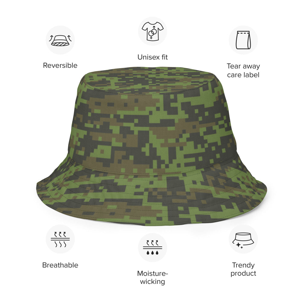 Mexican Army Digital CAMO Reversible bucket hat - Bucket Hat