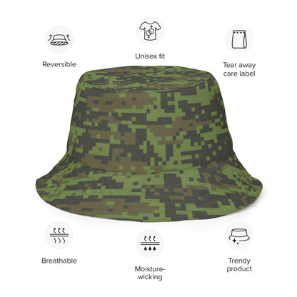 Mexican Army Digital CAMO Reversible bucket hat - Bucket Hat