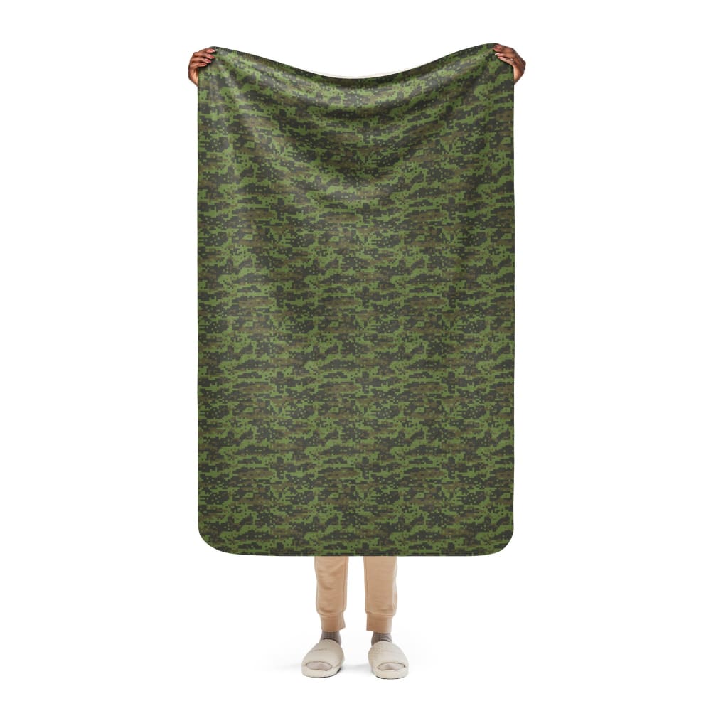 Mexican Army Digital CAMO Sherpa blanket - 37″×57″
