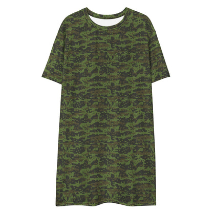 Mexican Army Digital CAMO T-shirt dress - Womens T-Shirt Dress