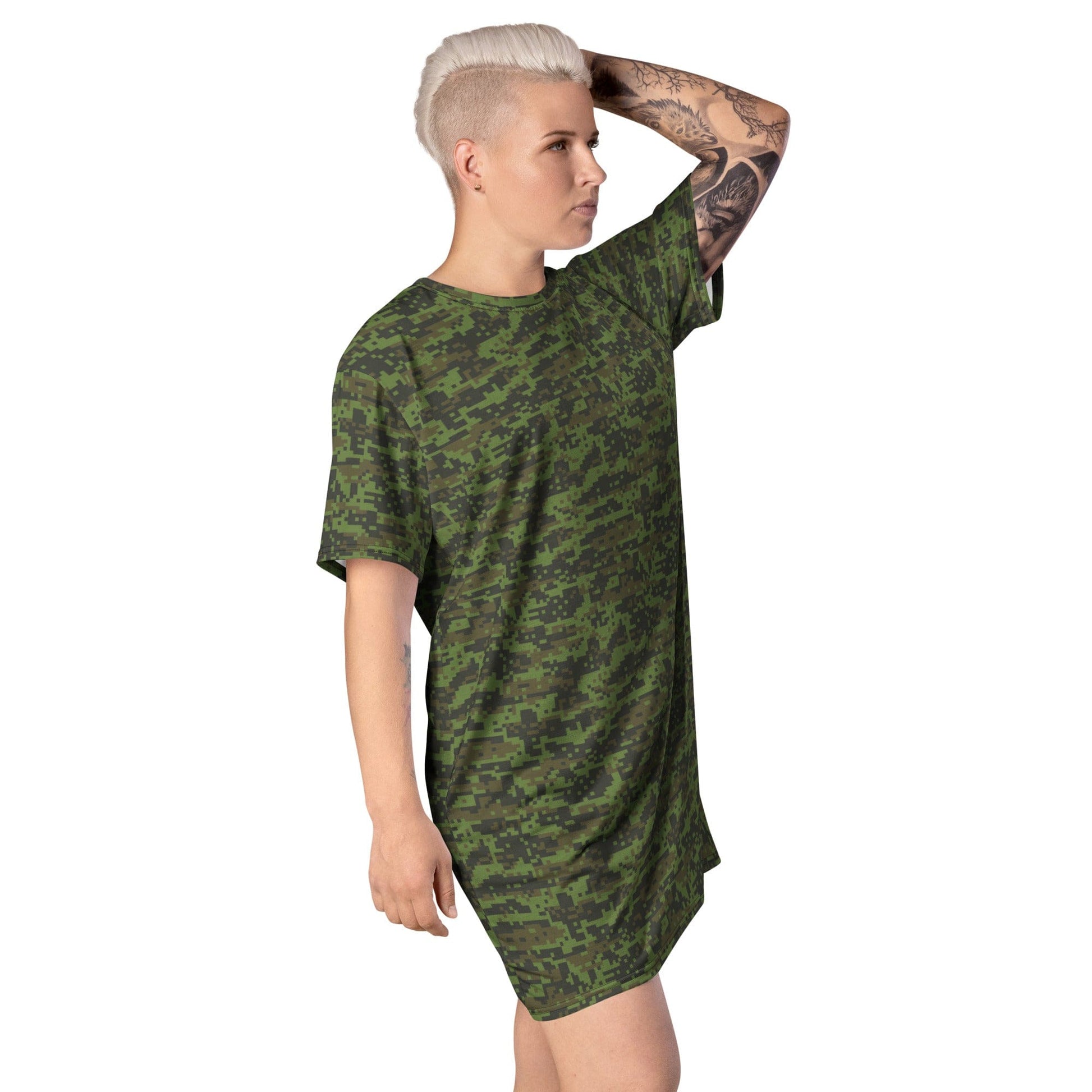 Mexican Army Digital CAMO T-shirt dress - Womens T-Shirt Dress