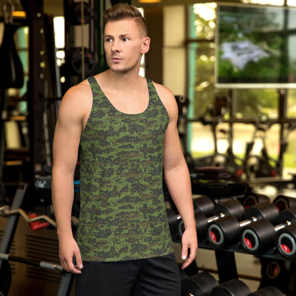 Mexican Army Digital CAMO Unisex Tank Top - XS