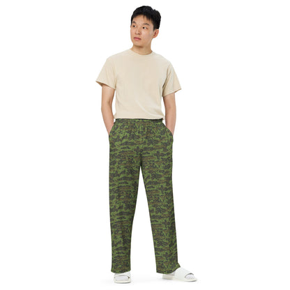 Mexican Army Digital CAMO unisex wide-leg pants - Unisex Wide-Leg Pants