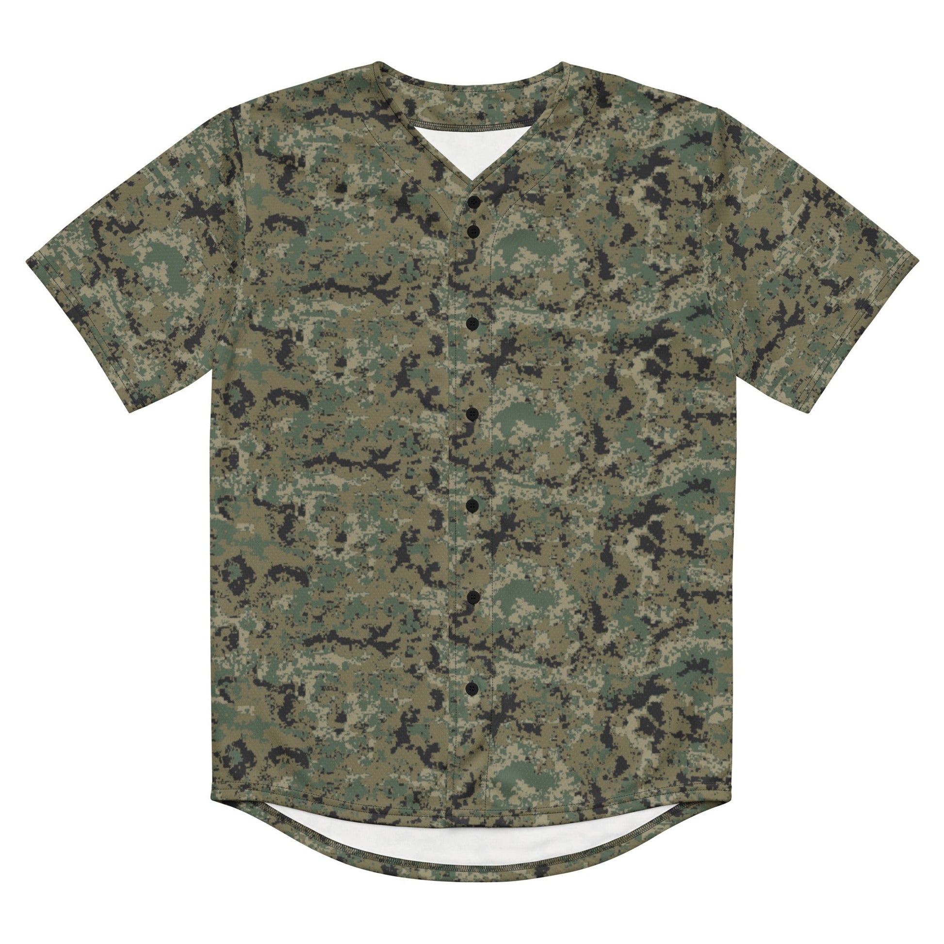 Mexican Army Digital Woodland CAMO baseball jersey - Baseball Jerseys