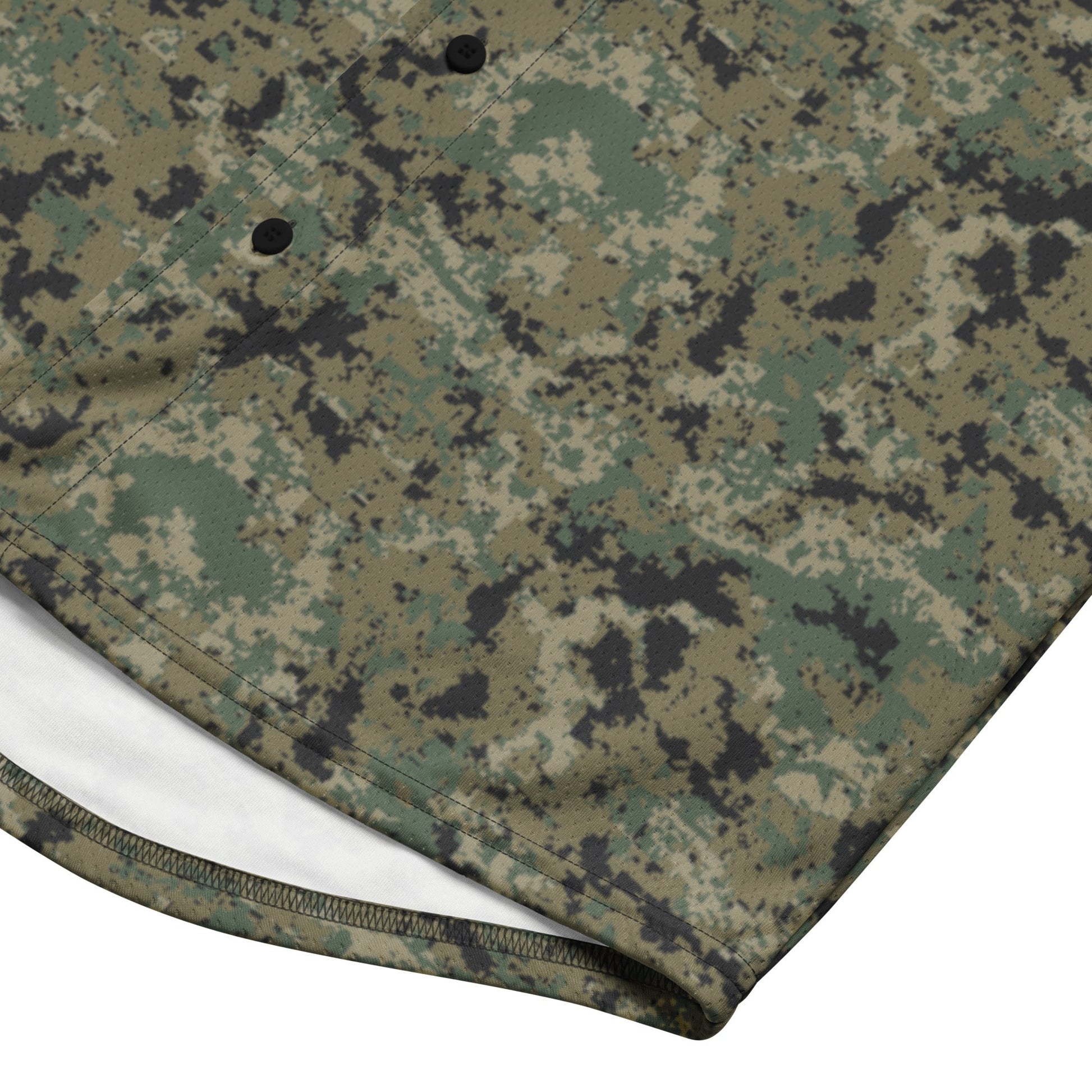 Mexican Army Digital Woodland CAMO baseball jersey - Baseball Jerseys