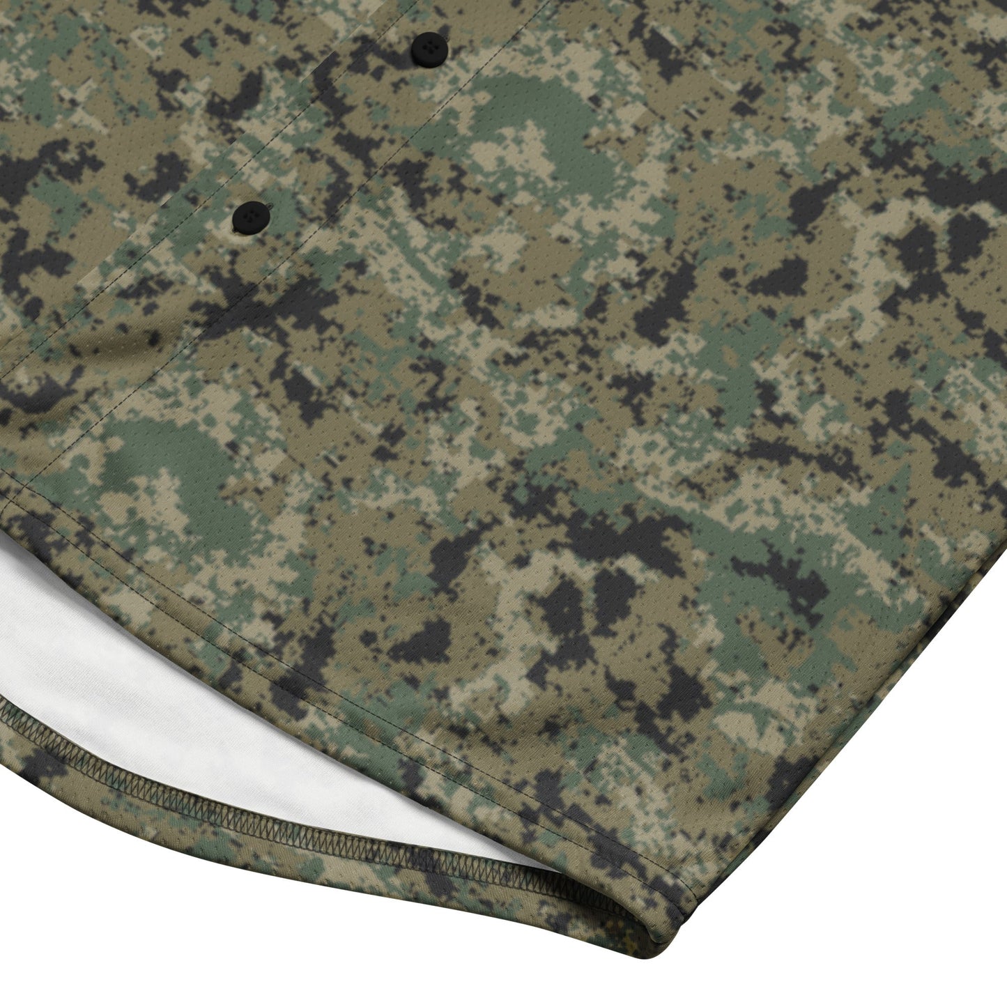 Mexican Army Digital Woodland CAMO baseball jersey - Baseball Jerseys