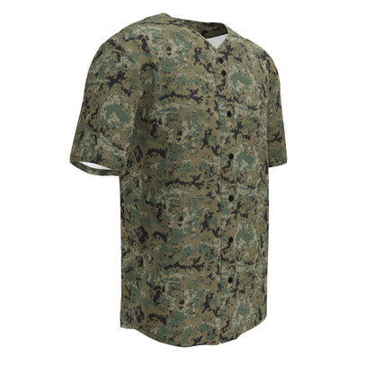 Mexican Army Digital Woodland CAMO baseball jersey - Baseball Jerseys