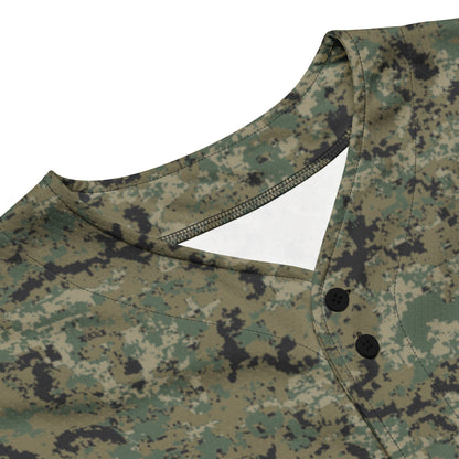 Mexican Army Digital Woodland CAMO baseball jersey - Baseball Jerseys