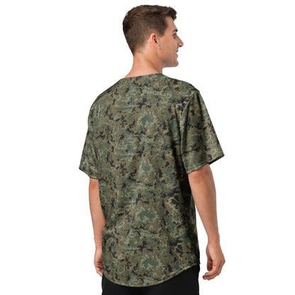 Mexican Army Digital Woodland CAMO baseball jersey - Baseball Jerseys