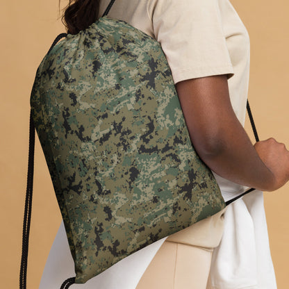 Mexican Army Digital Woodland CAMO Drawstring Bag - Bags