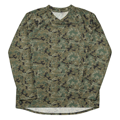 Mexican Army Digital Woodland CAMO hockey fan jersey - Hockey Jerseys