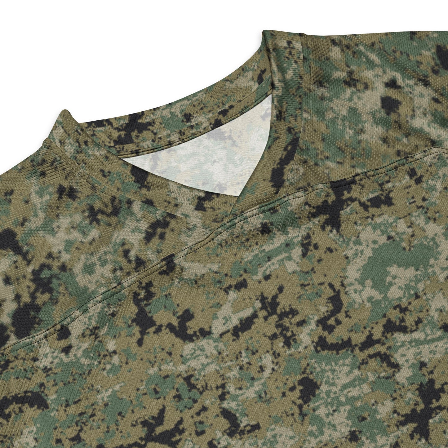 Mexican Army Digital Woodland CAMO hockey fan jersey - Hockey Jerseys