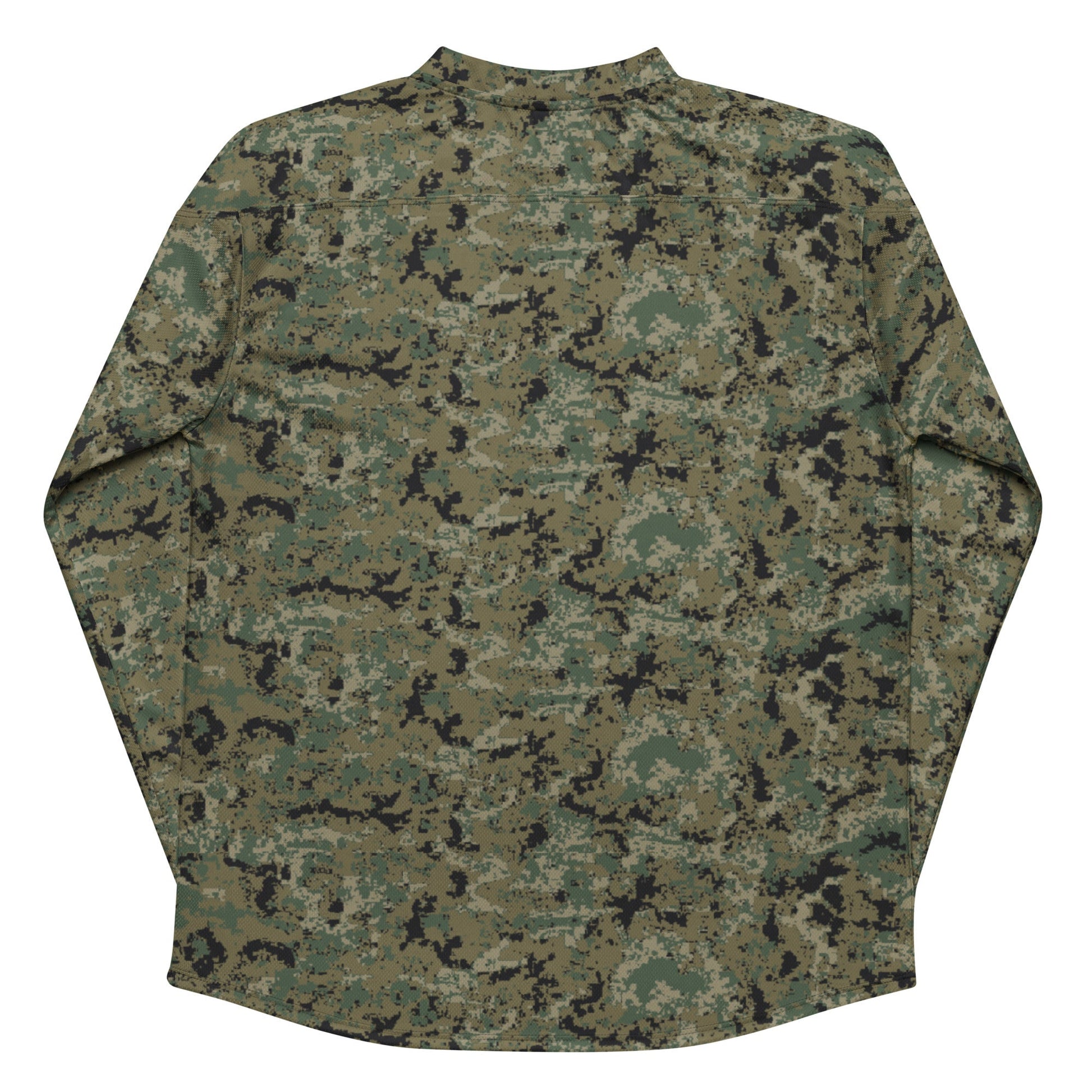 Mexican Army Digital Woodland CAMO hockey fan jersey - Hockey Jerseys