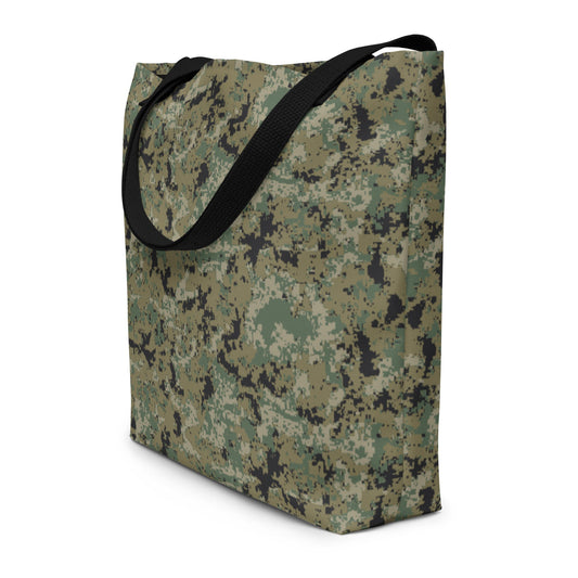 Mexican Army Digital Woodland CAMO Large Tote Bag - Bags