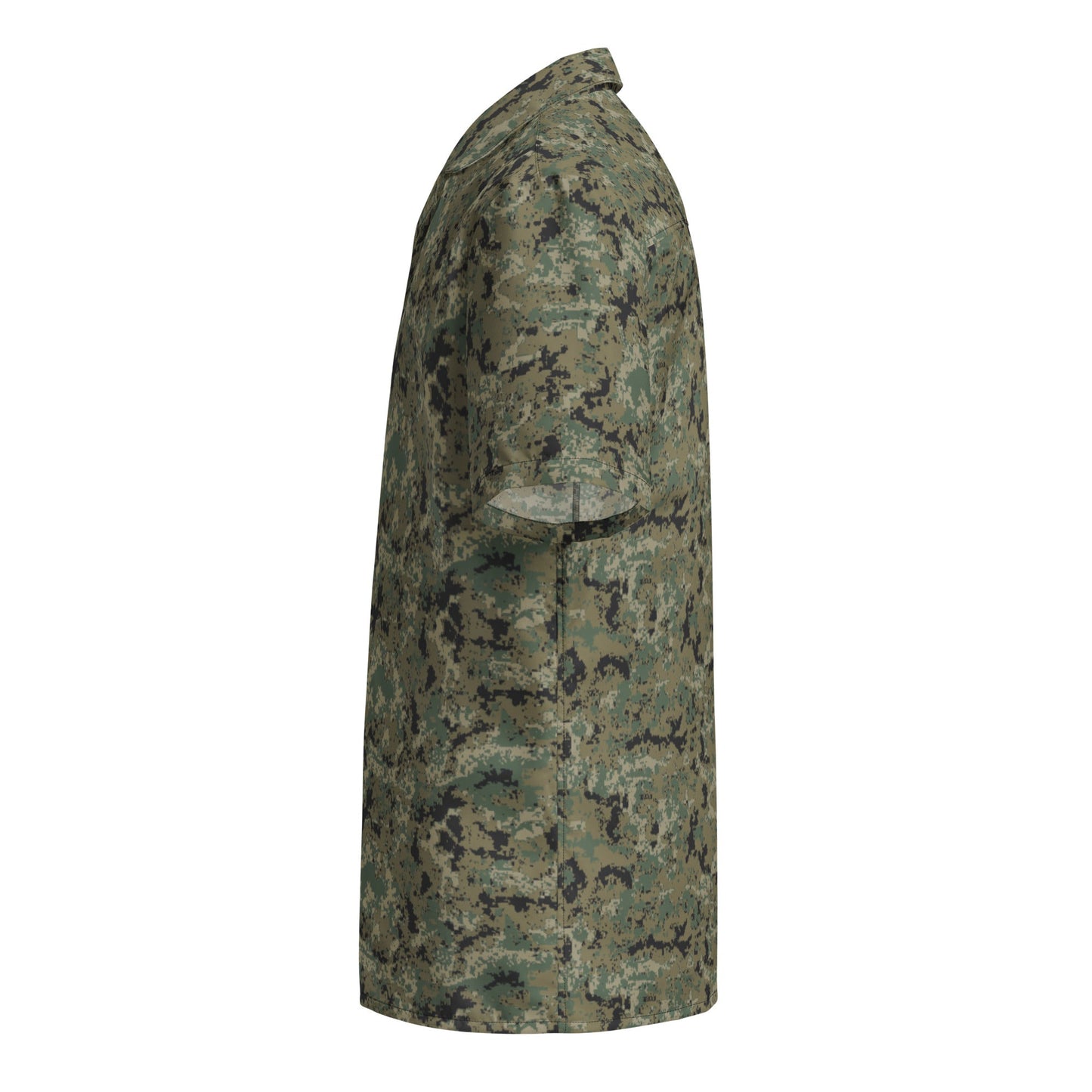 Mexican Army Digital Woodland CAMO Unisex button shirt - Button Shirts