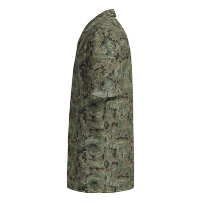 Mexican Army Digital Woodland CAMO Unisex button shirt - Button Shirts