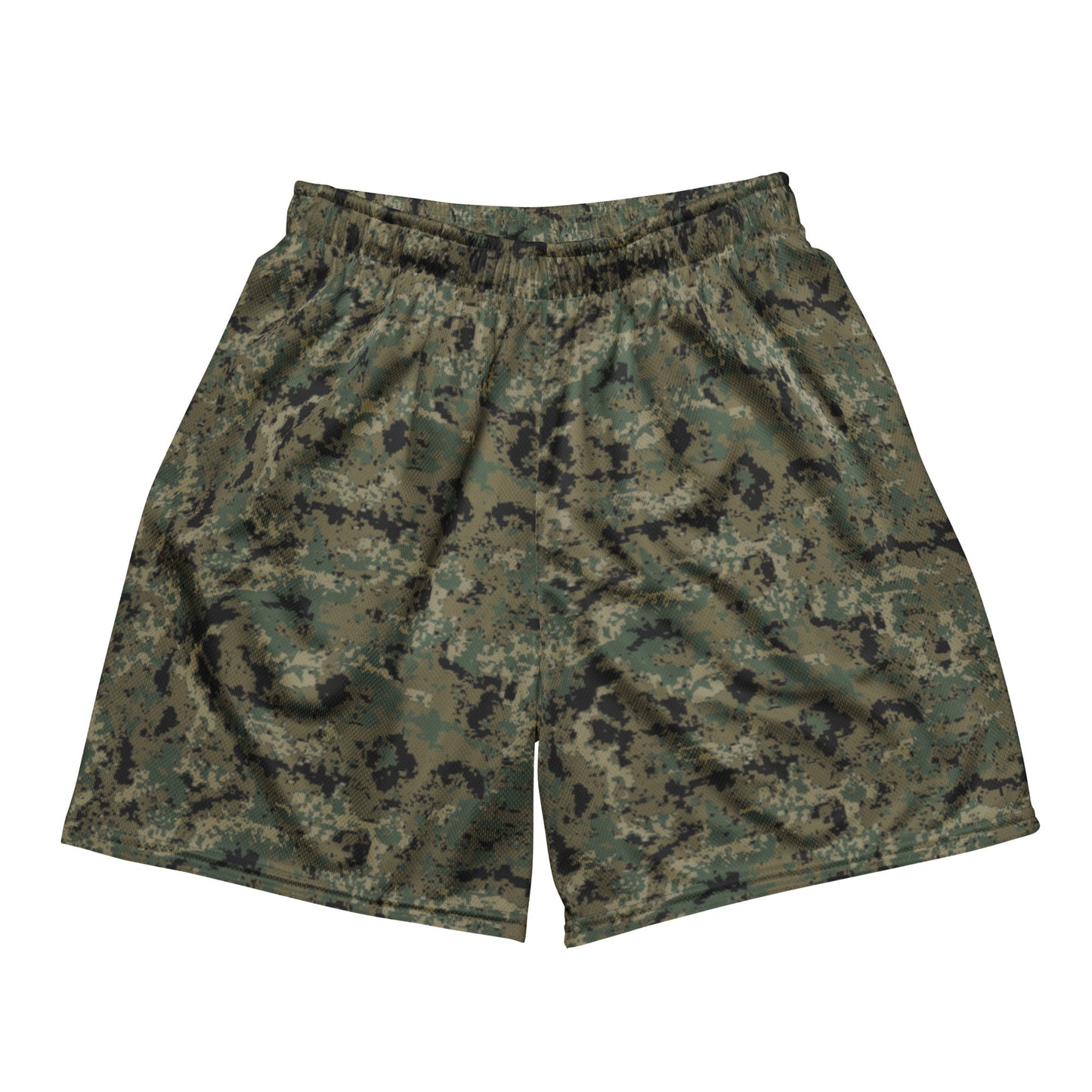 Mexican Army Digital Woodland CAMO Unisex mesh shorts - 2XS - Mesh Shorts