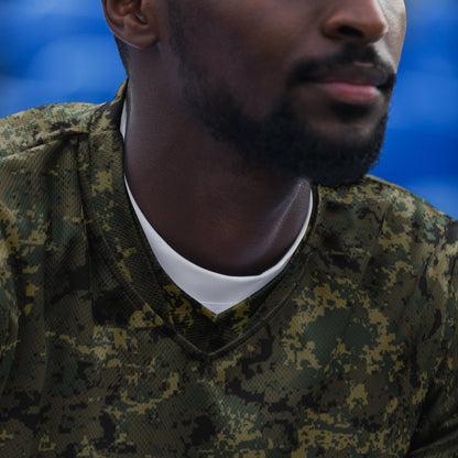 Mexican Army Digital Woodland CAMO unisex sports jersey - Sports Jerseys