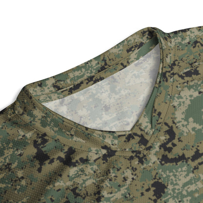 Mexican Army Digital Woodland CAMO unisex sports jersey - Sports Jerseys