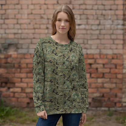 Mexican Army Digital Woodland CAMO Unisex Sweatshirt - Sweatshirts