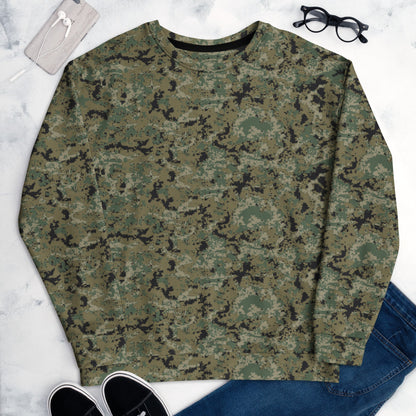 Mexican Army Digital Woodland CAMO Unisex Sweatshirt - Sweatshirts