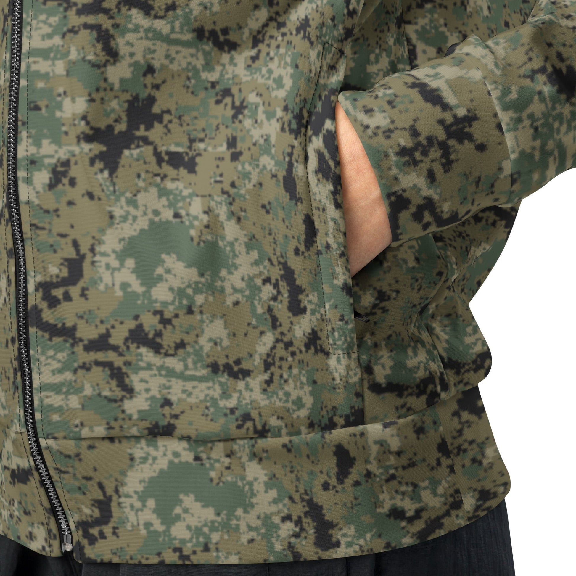 Mexican Army Digital Woodland CAMO Unisex track jacket - Track Jackets