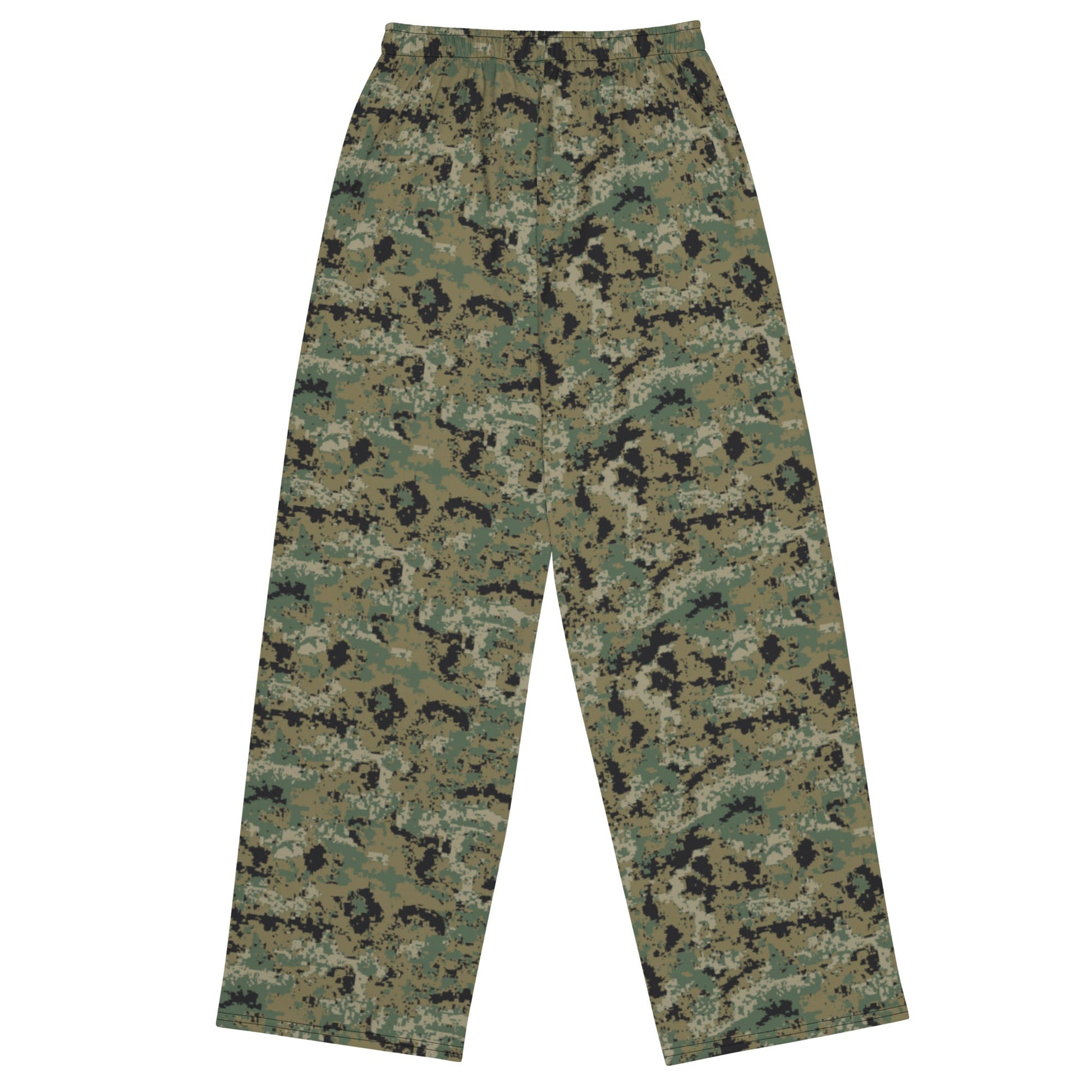 Mexican Army Digital Woodland CAMO unisex wide-leg pants - Wide-leg Pants