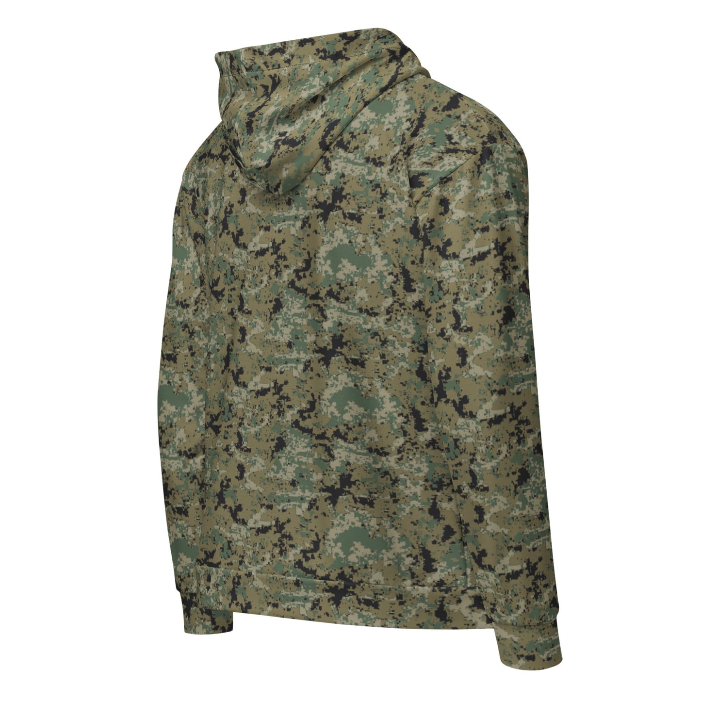 Mexican Army Digital Woodland CAMO Unisex zip hoodie - Zip Hoodies