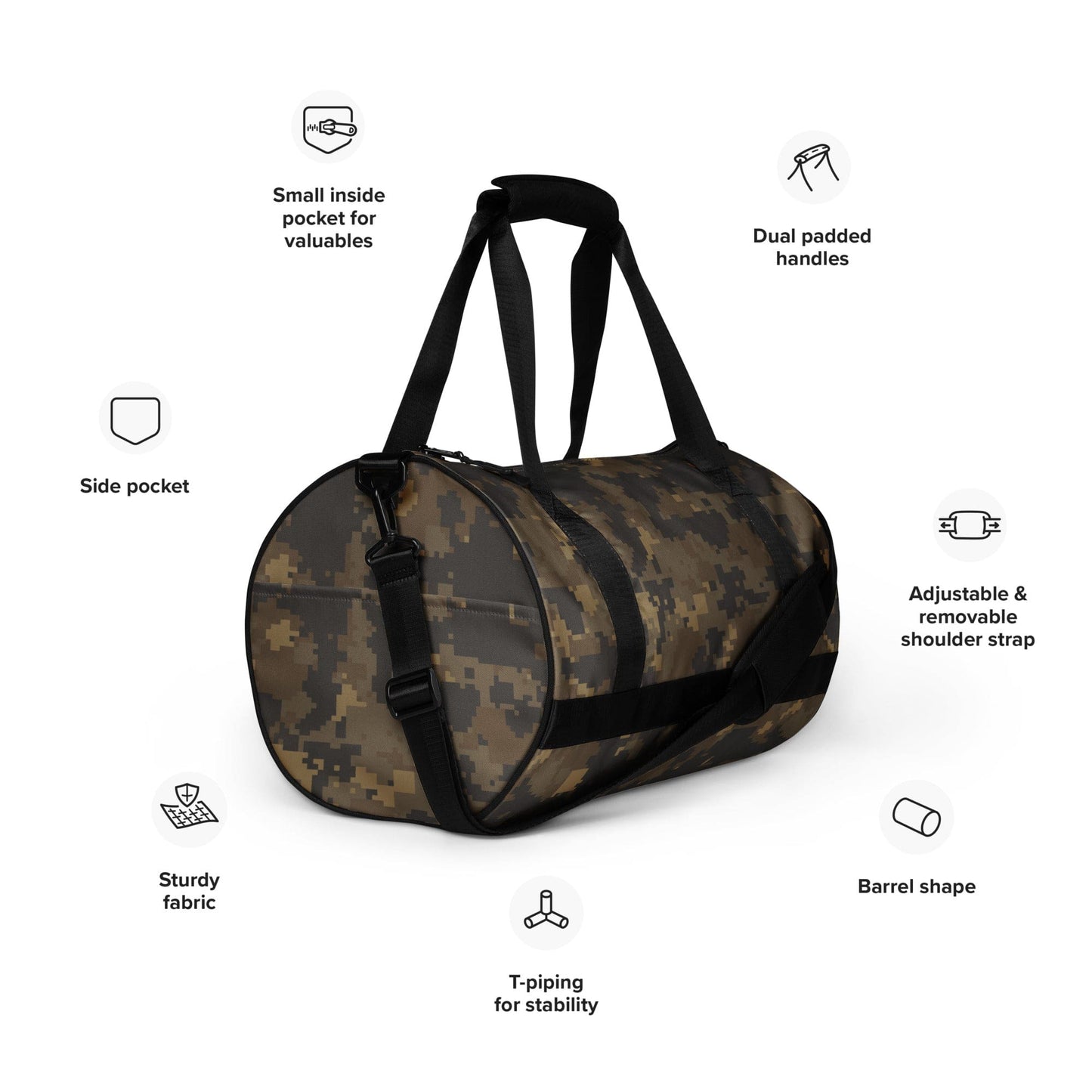 Mexican Naval Infantry Digital Desert CAMO gym bag - Gym Bag