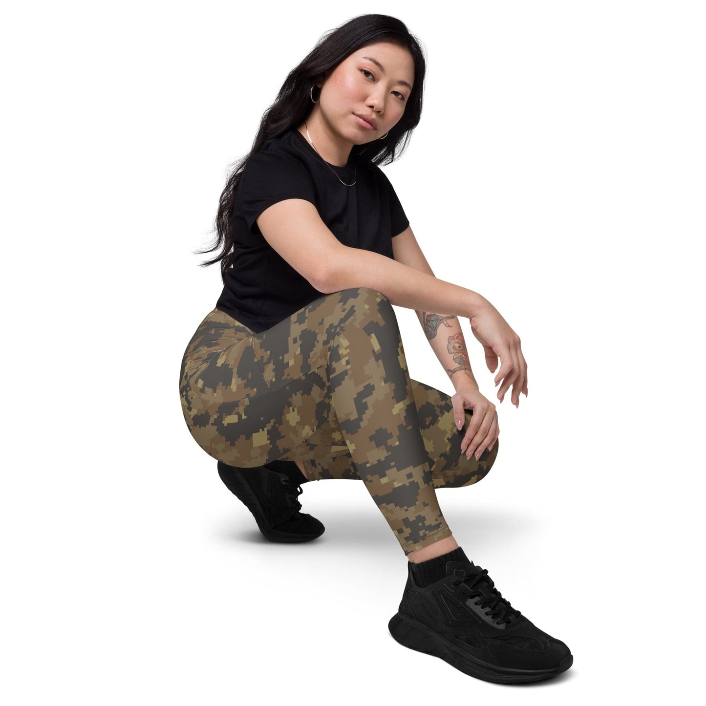 Mexican Naval Infantry Digital Desert CAMO Leggings with pockets - Womens With Pockets