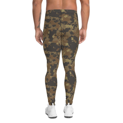 Mexican Naval Infantry Digital Desert CAMO Men’s Leggings - Mens