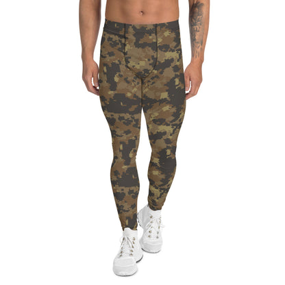 Mexican Naval Infantry Digital Desert CAMO Men’s Leggings - XS - Mens