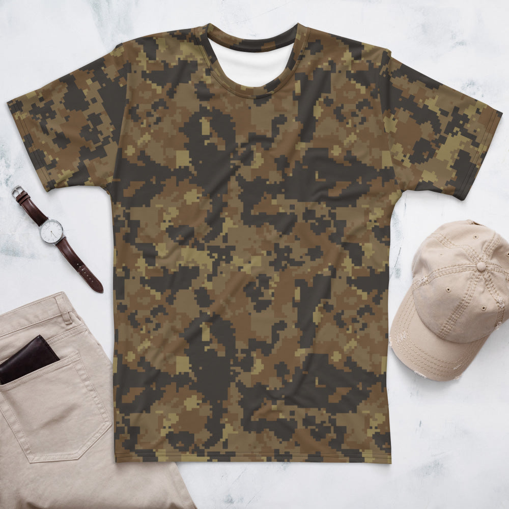 Mexican Naval Infantry Digital Desert CAMO Men’s t-shirt - XS - Mens T-Shirt