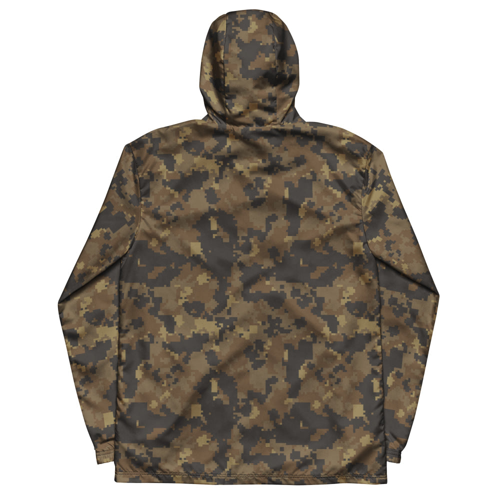 Mexican Naval Infantry Digital Desert CAMO Men’s windbreaker - Mens Windbreaker