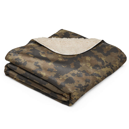 Mexican Naval Infantry Digital Desert CAMO Sherpa blanket - Blanket