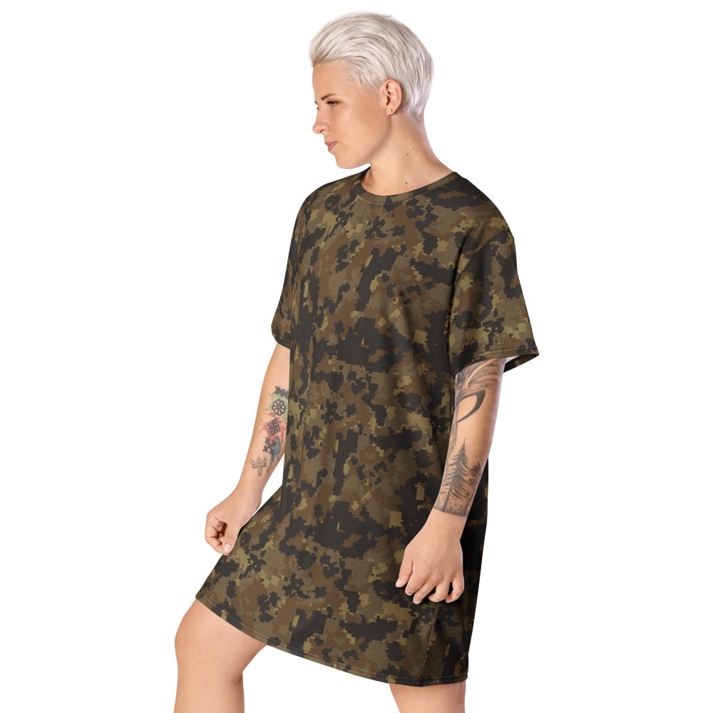 Mexican Naval Infantry Digital Desert CAMO T-shirt dress - Womens T-Shirt Dress