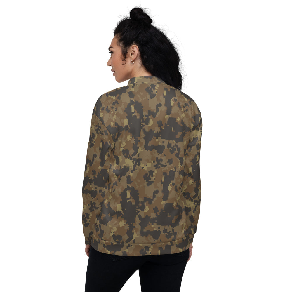 Mexican Naval Infantry Digital Desert CAMO Unisex Bomber Jacket