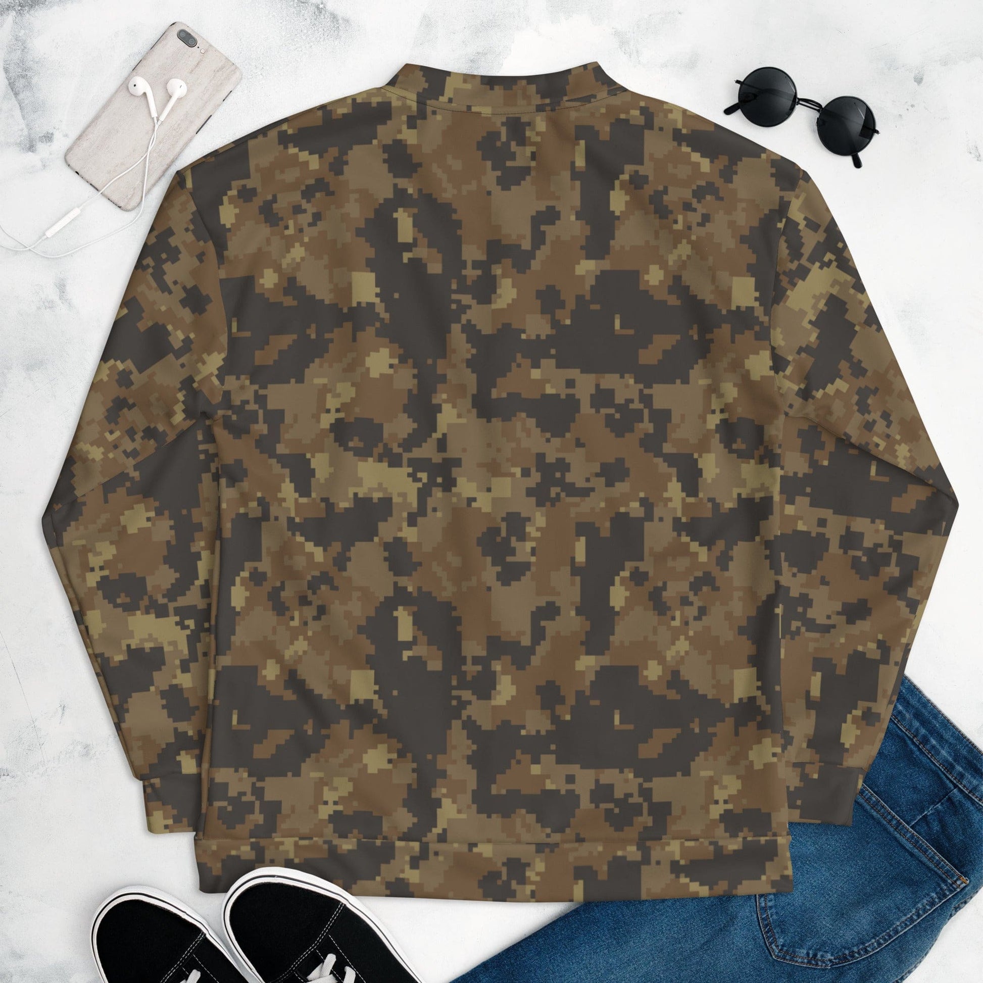 Mexican Naval Infantry Digital Desert CAMO Unisex Bomber Jacket