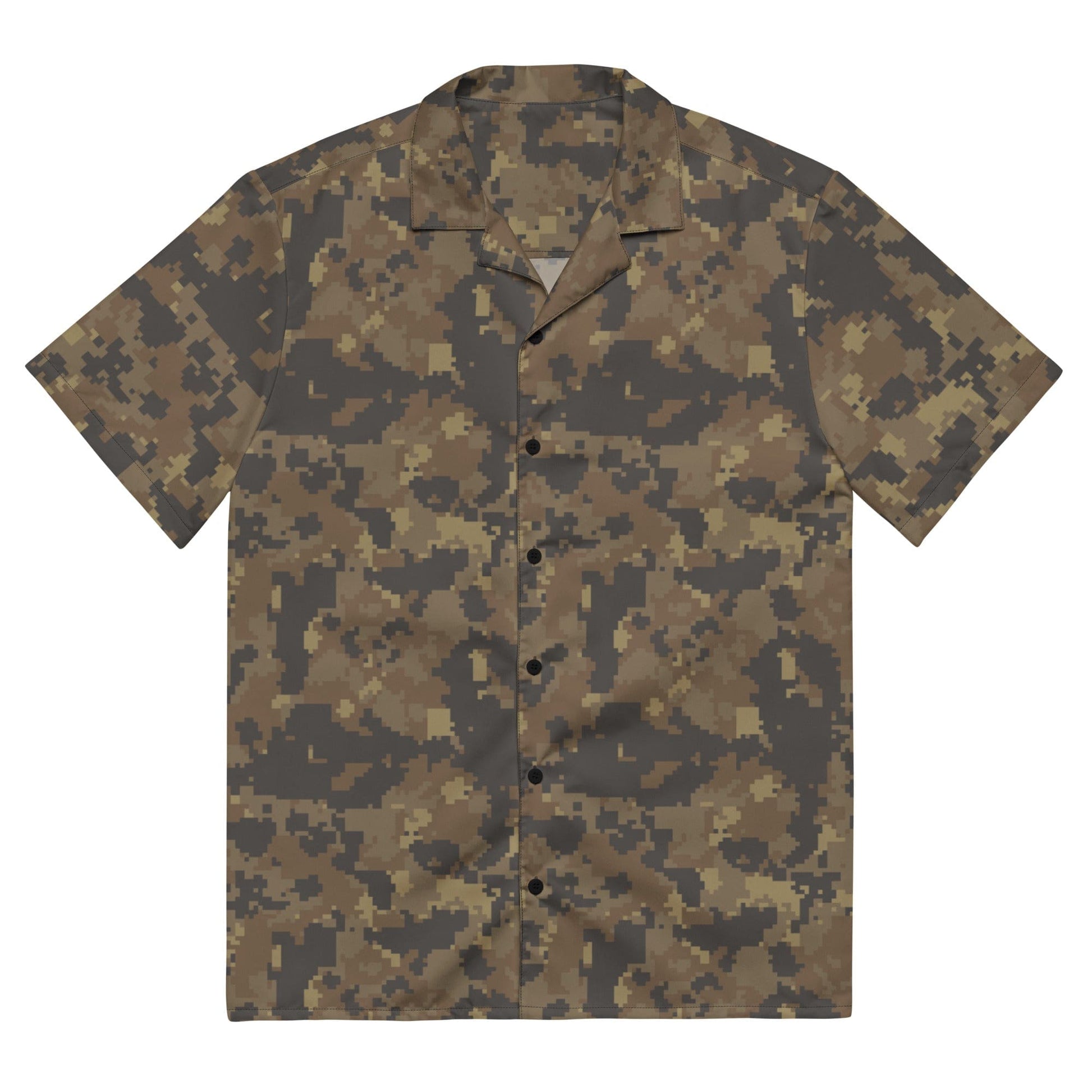 Mexican Naval Infantry Digital Desert CAMO Unisex button shirt - 2XS - Button Shirt