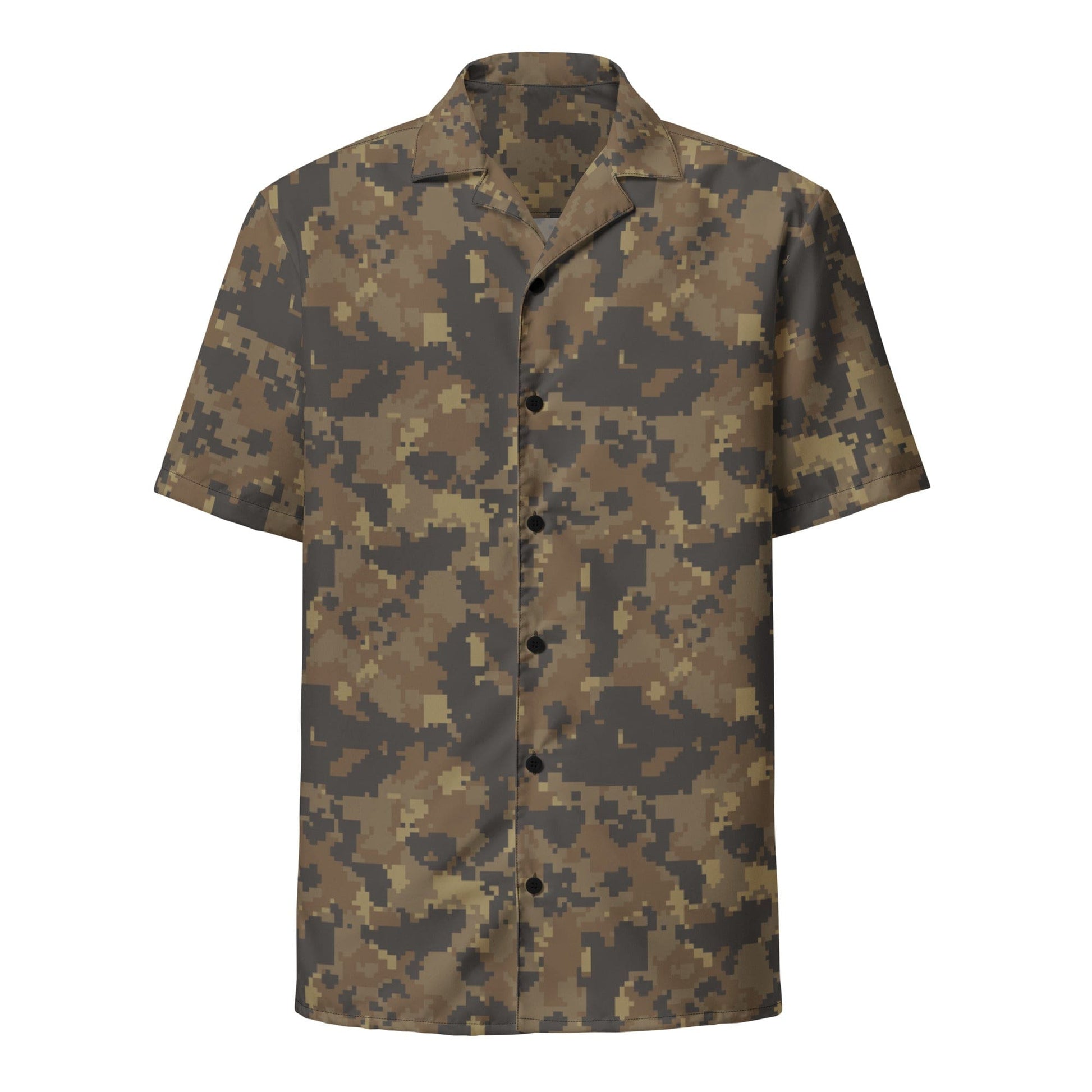 Mexican Naval Infantry Digital Desert CAMO Unisex button shirt - Button Shirt