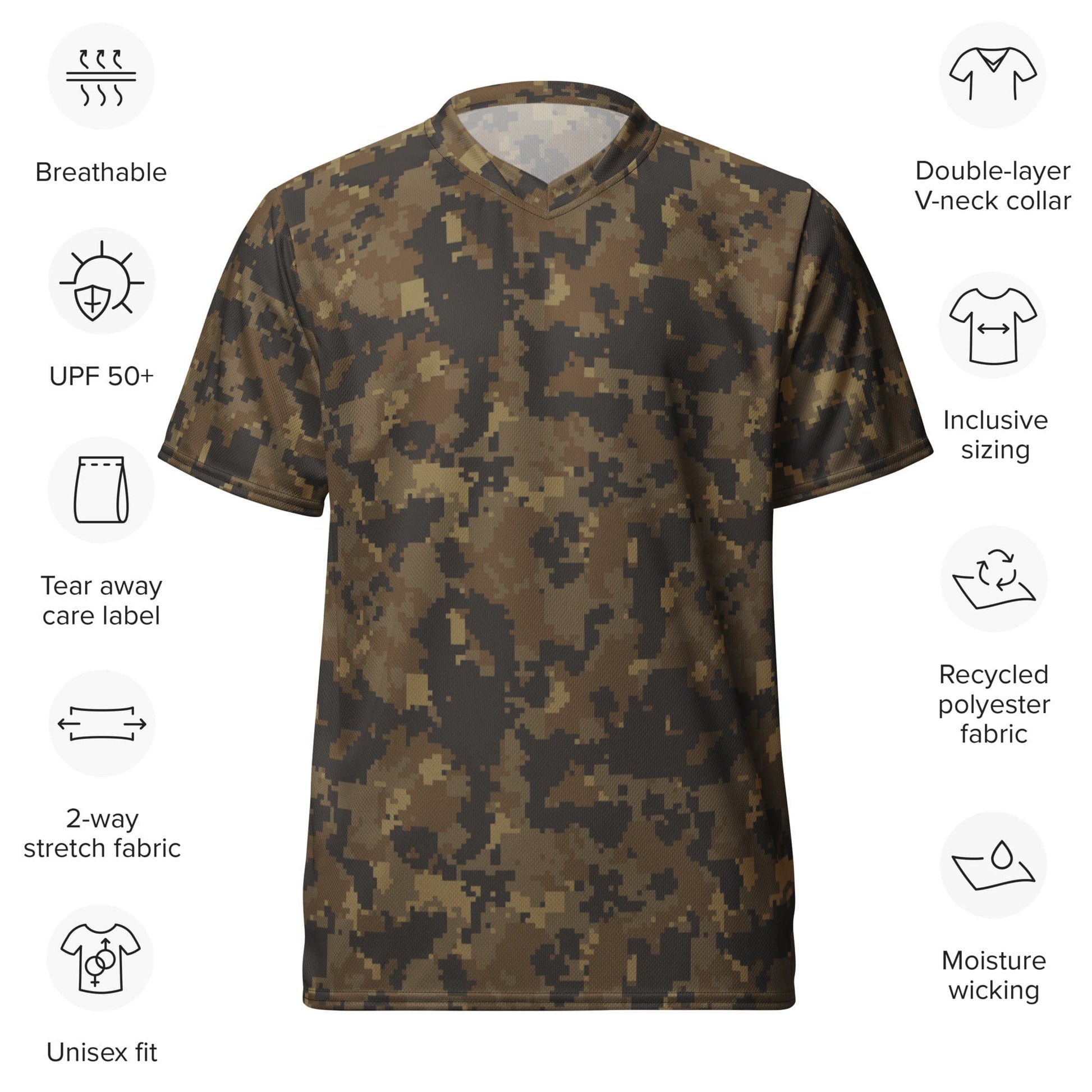 Mexican Naval Infantry Digital Desert CAMO unisex sports jersey - Unisex Sports Jersey