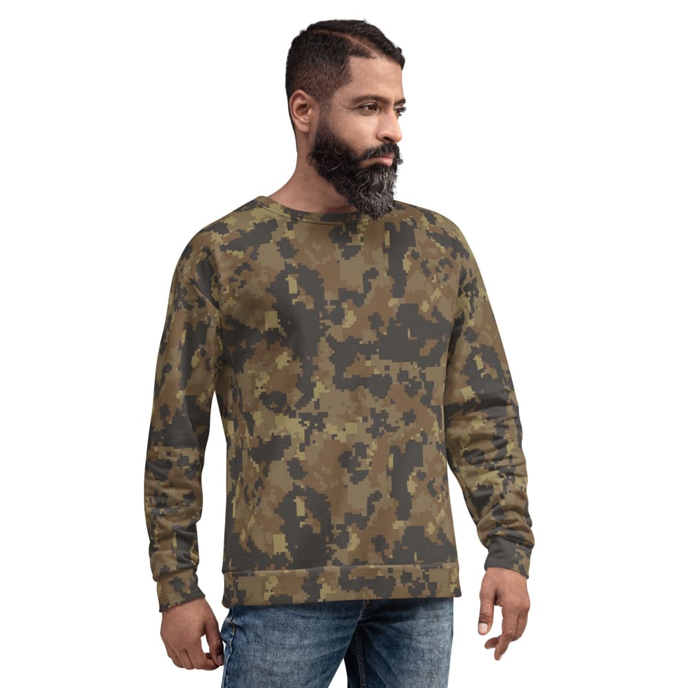 Mexican Naval Infantry Digital Desert CAMO Unisex Sweatshirt