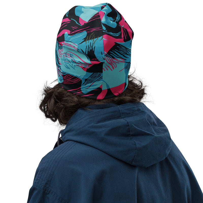 Brushstroke Miami Vice CAMO Beanie - Head