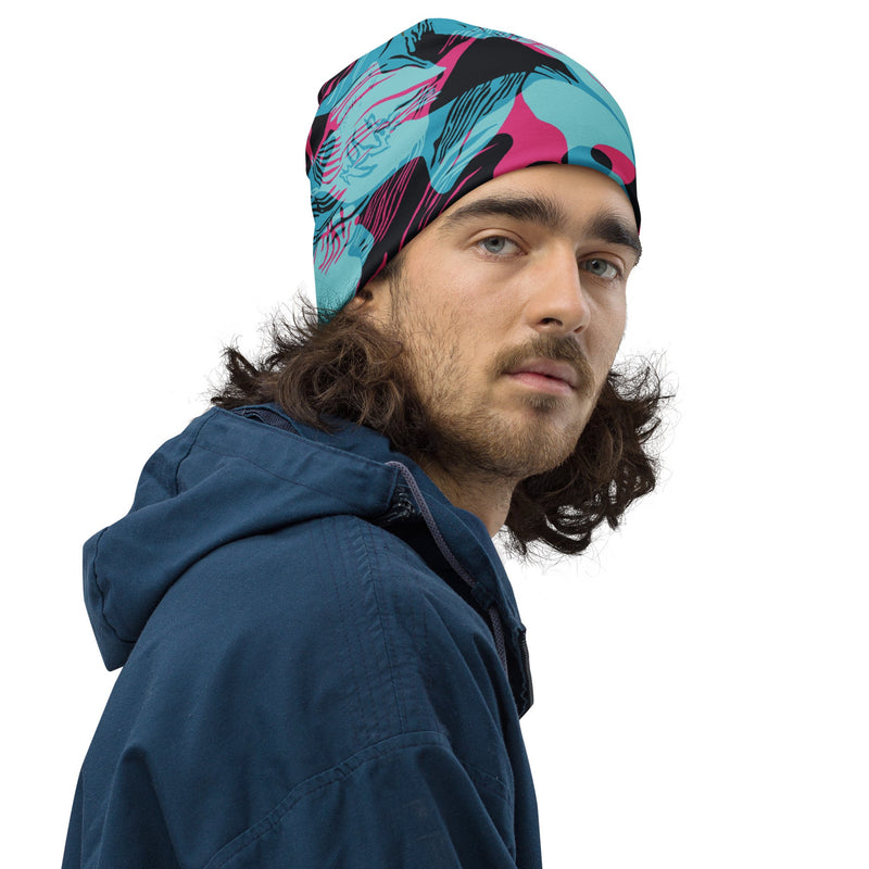 Brushstroke Miami Vice CAMO Beanie - Head