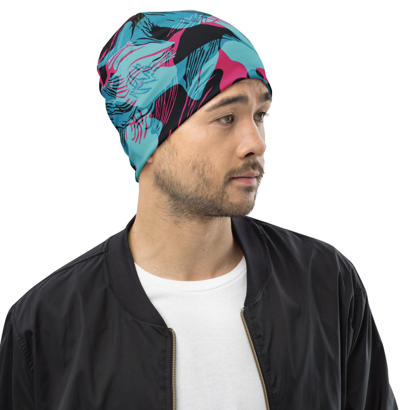 Brushstroke Miami Vice CAMO Beanie - Head