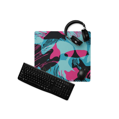 Miami Brushstroke CAMO Gaming mouse pad - 18″×16″ - Mouse Pads