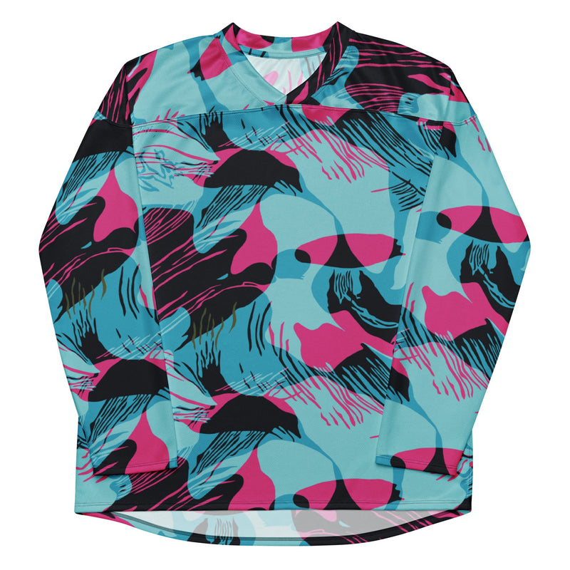 Brushstroke Miami Vice CAMO Unisex Hockey Fan Jersey