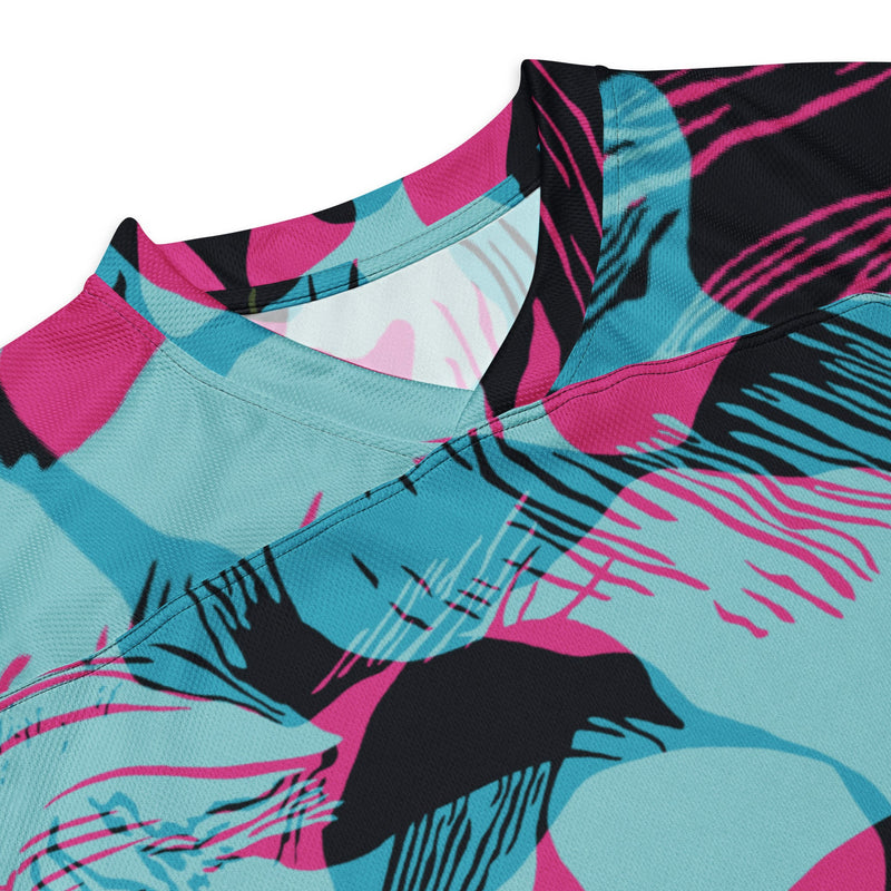 Brushstroke Miami Vice CAMO Unisex Hockey Fan Jersey